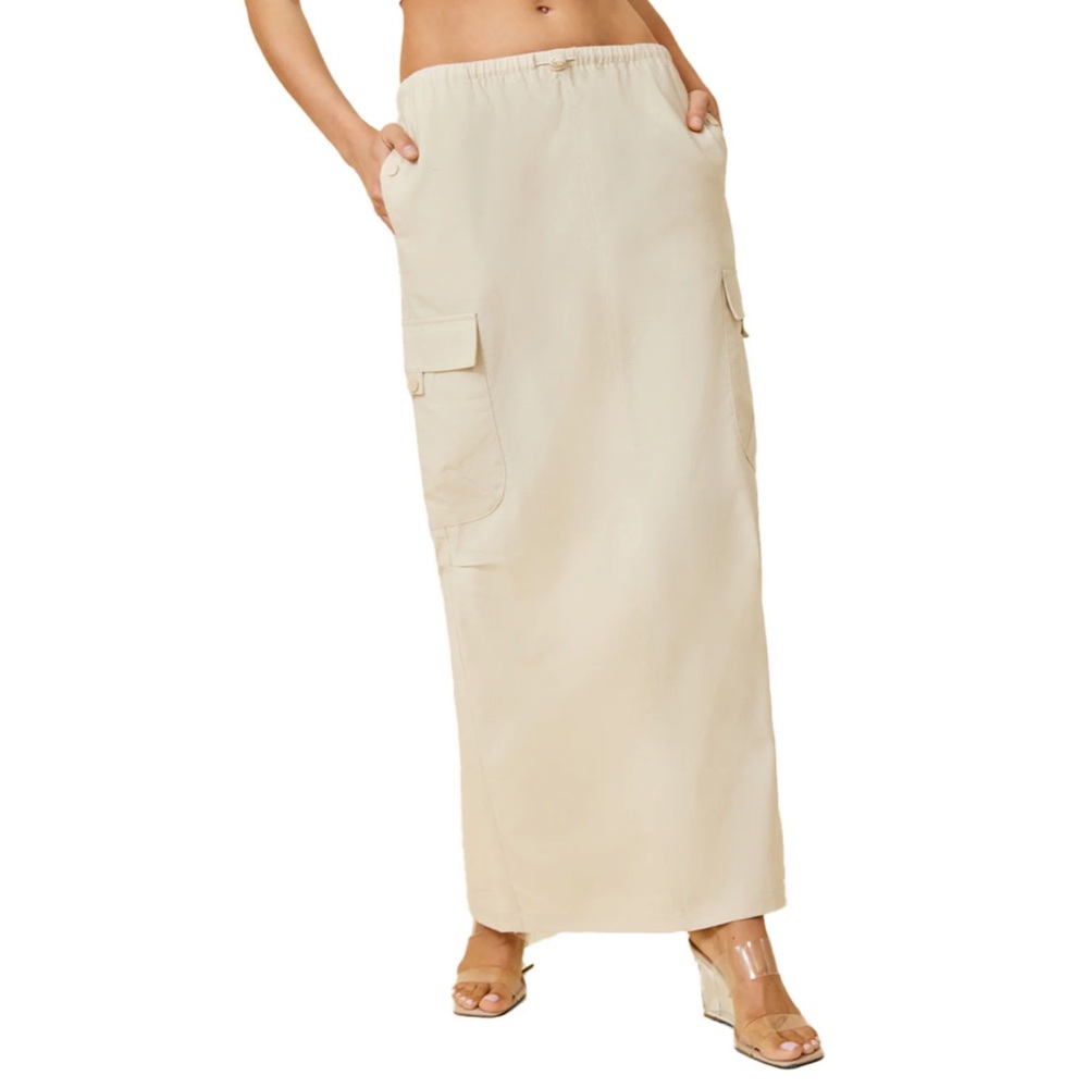 Line & Dot Piper Cargo Maxi Skirt